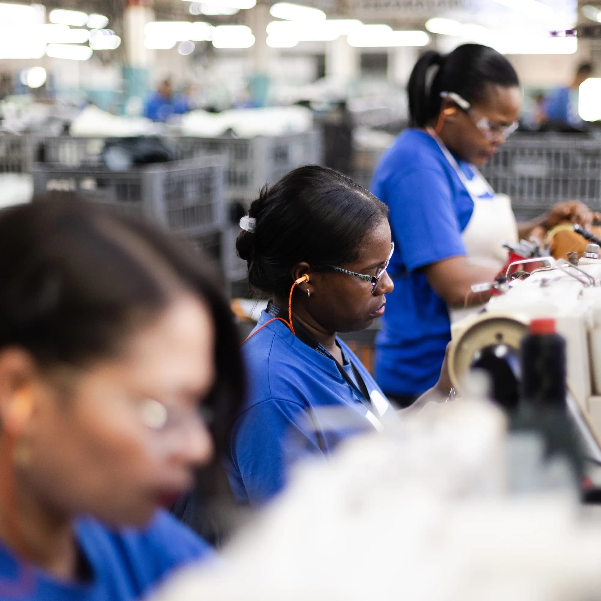 Produção na fábrica Safetline em Hortolândia
