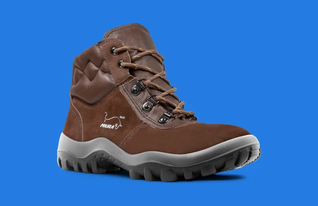 Bota de seguridad Safetline x85xGL-NB-CF en nobuk café