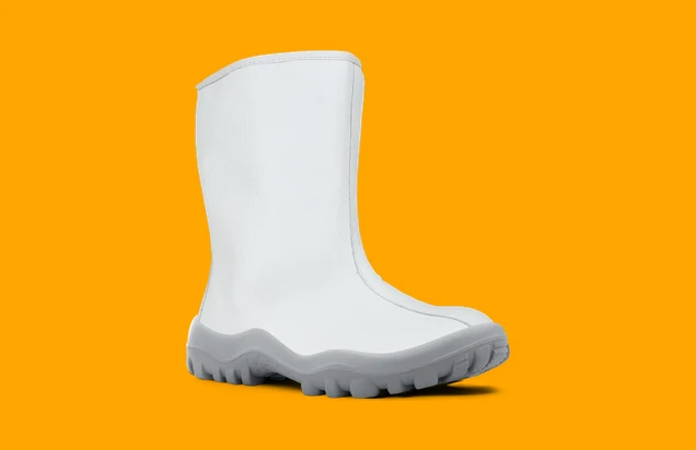 Bota de seguridad Safetline 4000FR-MF blanca en microfibra