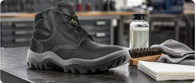 Care of Safety Footwear