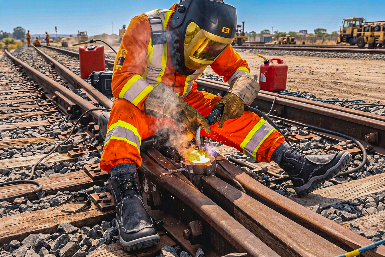 Riscos ocupacionais do setor ferroviário e o que eles exigem do calçado