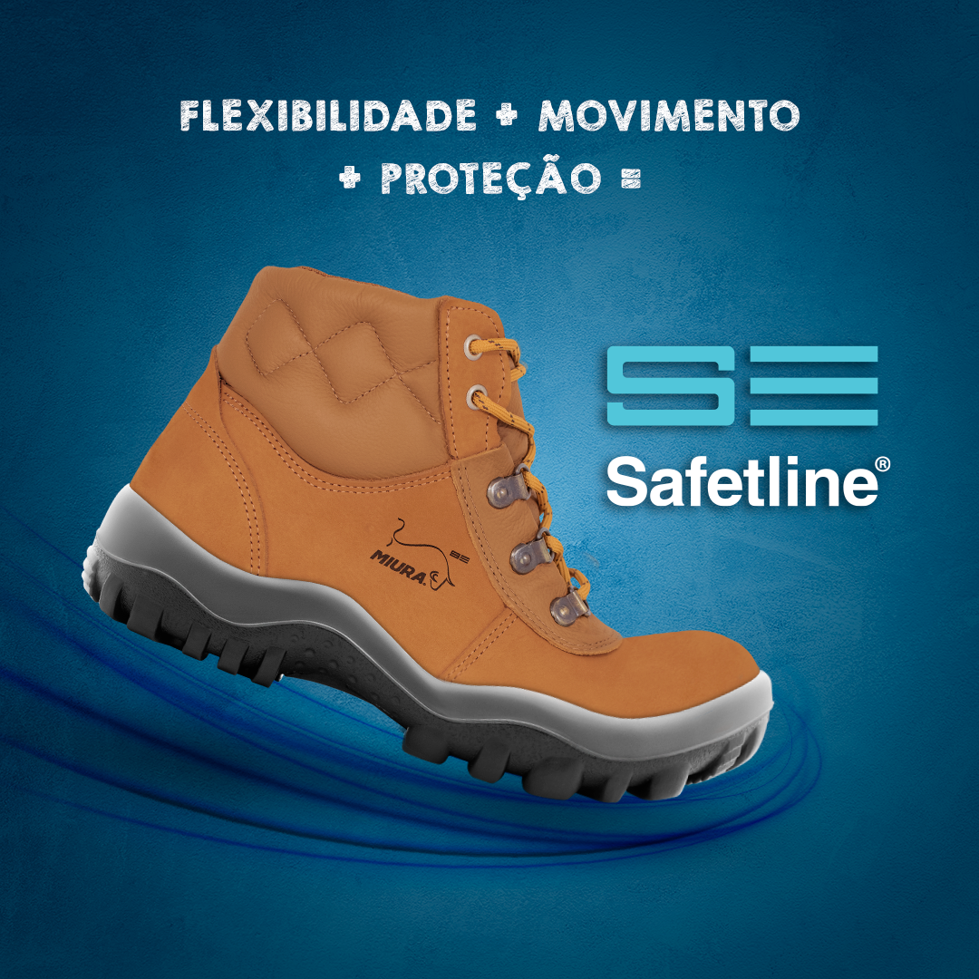 botina safetline nobuck miura preta premium