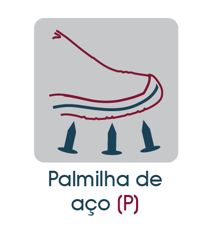 palmilha de aço