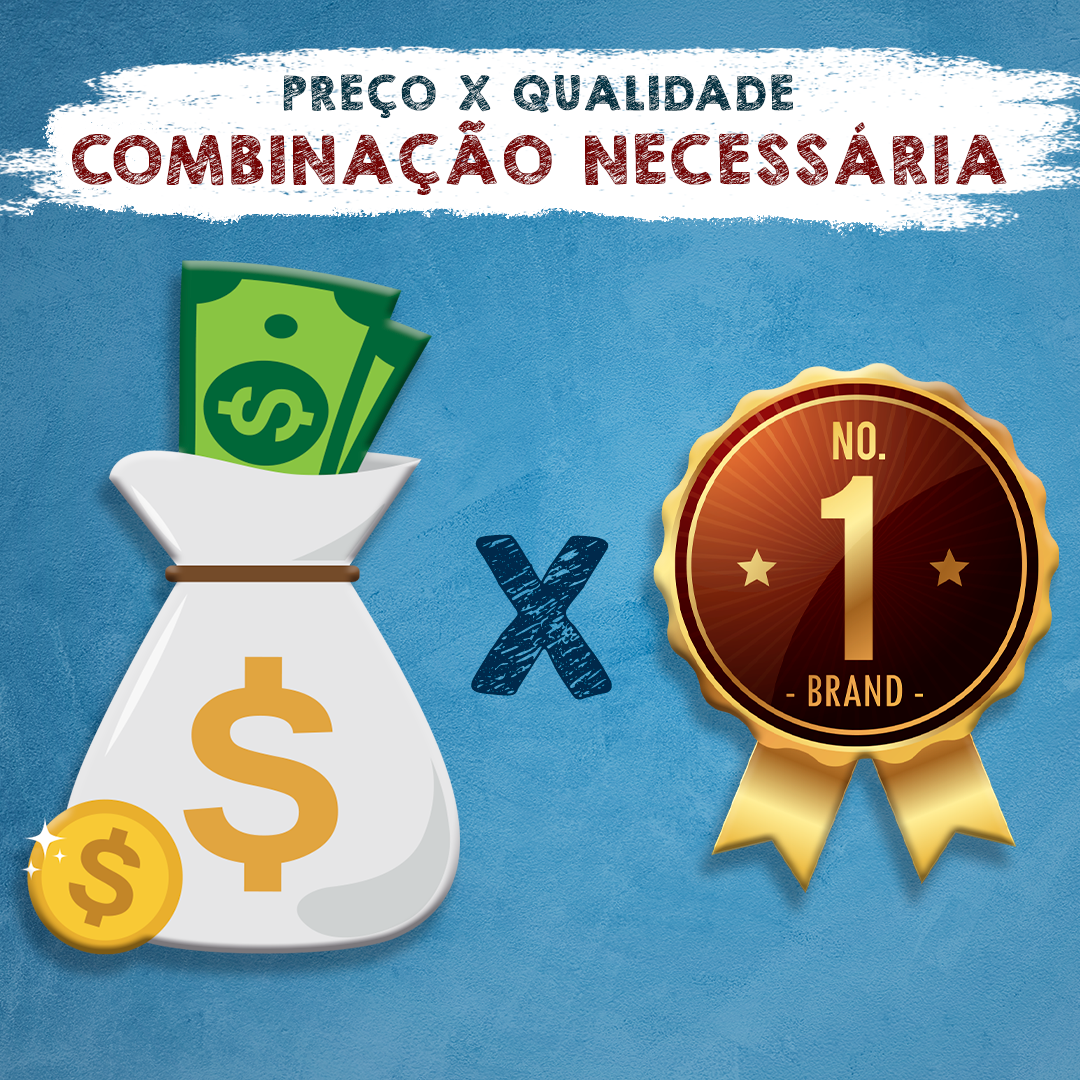 Preço e qualidade, combinação necessária