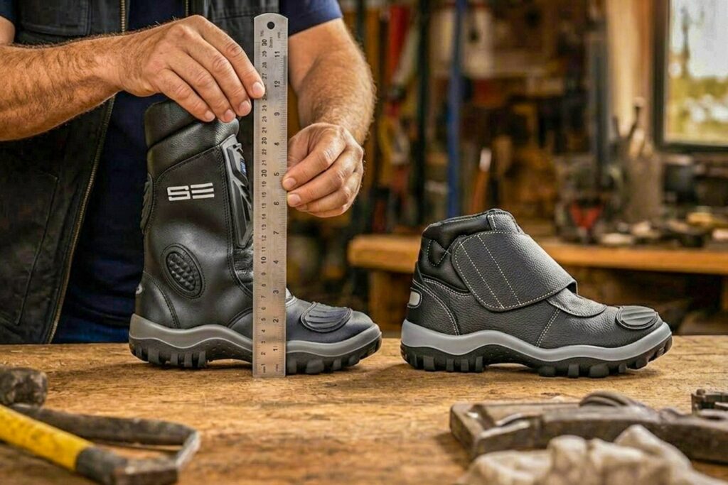 Critérios técnicos para escolher a bota certa por atividade