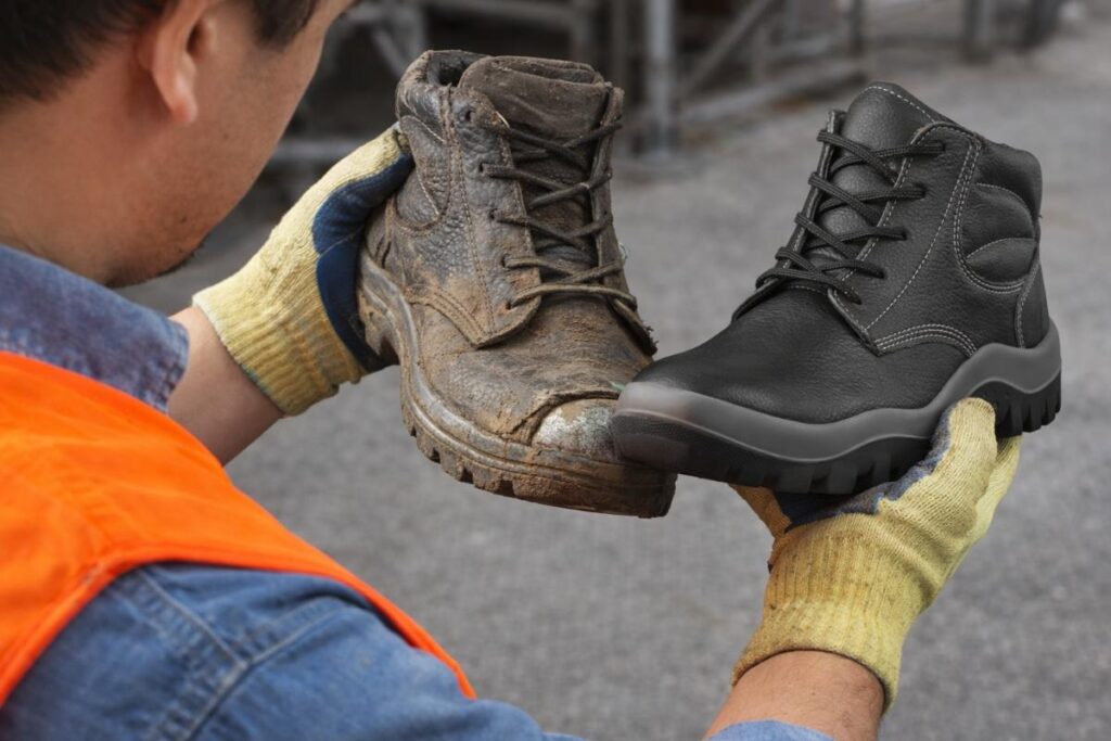 validade calçado de segurança: comparativo