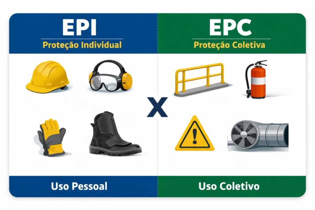 Diferença entre EPI e EPC: diferença entre EPI | EPC