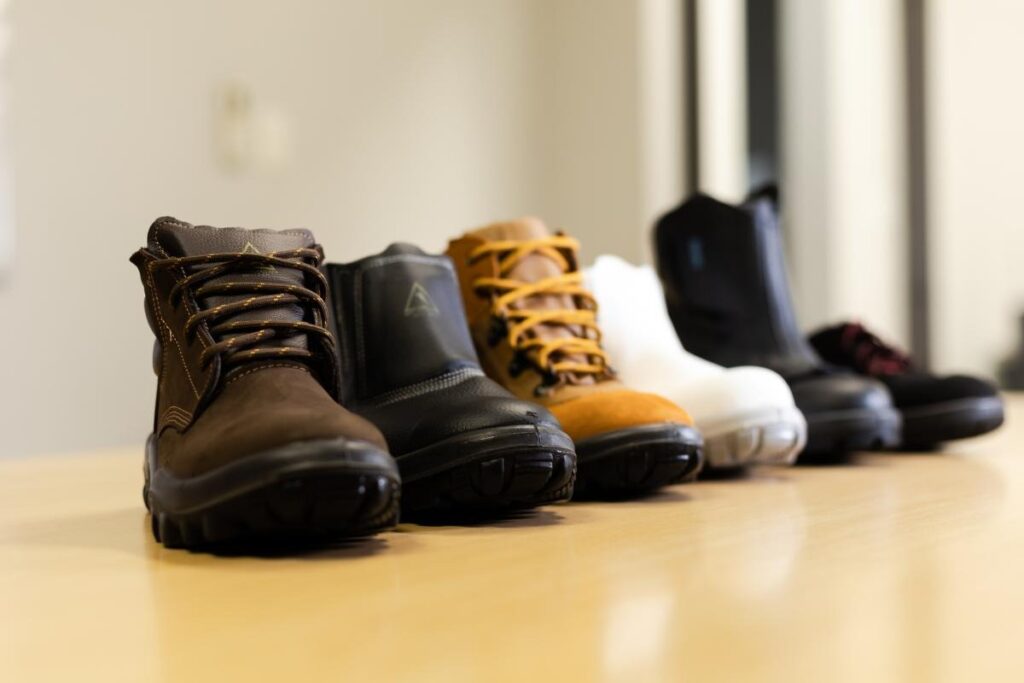 Calçados de segurança confortáveis: exemplos de calçados de segurança